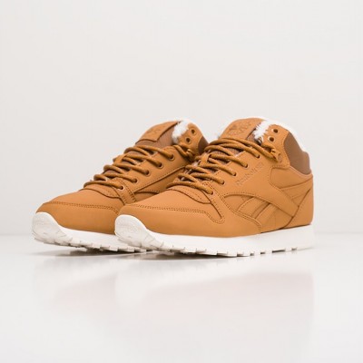 Зимние Кроссовки Reebok Classic Leather Mid Ripple