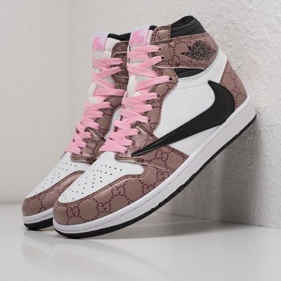 Кроссовки Nike Air Jordan 1 Mid x Travis Scott